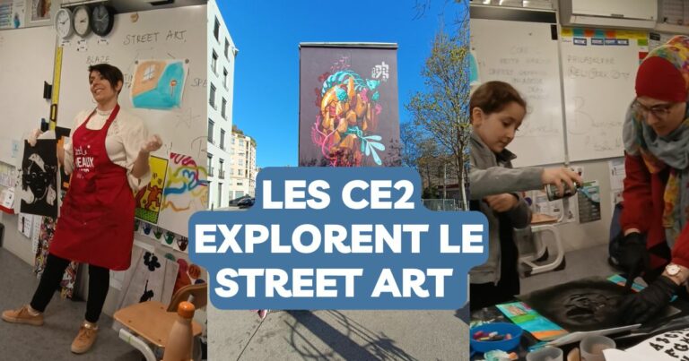 Les CE2 plongent dans l’univers du Street art avec Little Beaux-Arts