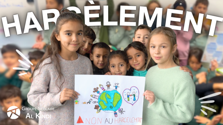 Les élèves de primaire d’Al-Kindi mobilisés contre le harcèlement